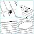 thumbnail image 6 of Sink Bottom Grid, Stainless Steel Sink Protector 27-9/16" x 14-9/16" with Rear Drain Hole, Sink Grate Sink Rack for Bottom of Kitchen Sink Bowl with Sink Hole Cover 1 pack, 6 of 10