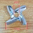 thumbnail image 2 of Lefu 2Pcs Meat Grinder Parts #5 Mincer Accessory Replacement Fits For Moulinex, 2 of 6
