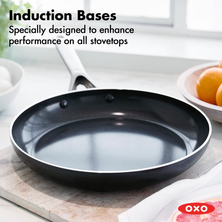Free Shipping! OXO Agility+ 12 inch Frypan, Diamond-Reinforced