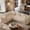 Beige, variant on Wiilayok 110"Chenille Cloud Modular Sofa, L Curved Shaped Sectional Sofa Couch,4 Seater Deep Seat Sofa with Chaise and Pillows for Living Room Apartment, Camel
