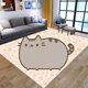 thumbnail image 2 of Pusheen-alfombrilla de franela antideslizante para niños, alfombra de dibujos animados para sala de estar, cocina, baño, decoración del hogar, lindos regalos de Navidad, novedad de 2023, 2 of 4