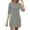 Gray, variant on Summer Dresses for Women 2025, Women's Casual Summer Dress Spring Short Sleeve Dress With Pockets Beach A Line Casual Dress(Black,S)
