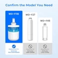 thumbnail image 2 of Waterdrop Replacement for Samsung Aqua-Pure Plus DA29-00003G, DA29-00003B, DA29-00003A, HAFCU1 Refrigerator Water Filter By Waterdrop(4 Pack), 2 of 9