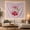 Cherries With Bow, variant on Pink Ribbon and Cherry Illustration Tapestry