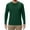 Dark Green_001, variant on Domuza Mens Rash Guard Sun Protection Long Sleeve Swim Shirt Breathable Moisture Wicking Raglan Blouse Athletic Workout Pullover for Fishing Running Dark Green XXXL