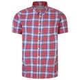 thumbnail image 1 of Peter Gribby Short Sleeve Coral Laundered Check Shirt, 1 of 1