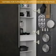 thumbnail image 7 of 2Pcs Cabinet Hinges Steel Hydraulic Door Hinge Damper Buffer Soft Closing for Kitchen Cupboard Furniture  furniture, 7 of 7