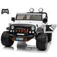 thumbnail image 1 of VOLTZ TOYS 2 Seater Ride On Car, 12V Electric Car for Kids, Electrical Jeep with 2 Seats, Full LED Lights, Parental Remote Control, MP3 Player (White), 1 of 8