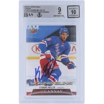 K'Andre Miller New York Rangers Autographed 2020-21 Upper Deck Series 2 Young Guns Canvas #C235 Beckett Fanatics Witnessed Authenticated 9/10 Rookie Card - Fanatics Authentic Certified