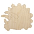 thumbnail image 1 of Triceratops Head Wood Shape Unfinished Piece Cutout Craft DIY Projects - 6.25 Inch Size - 1/4 Inch Thick, 1 of 7