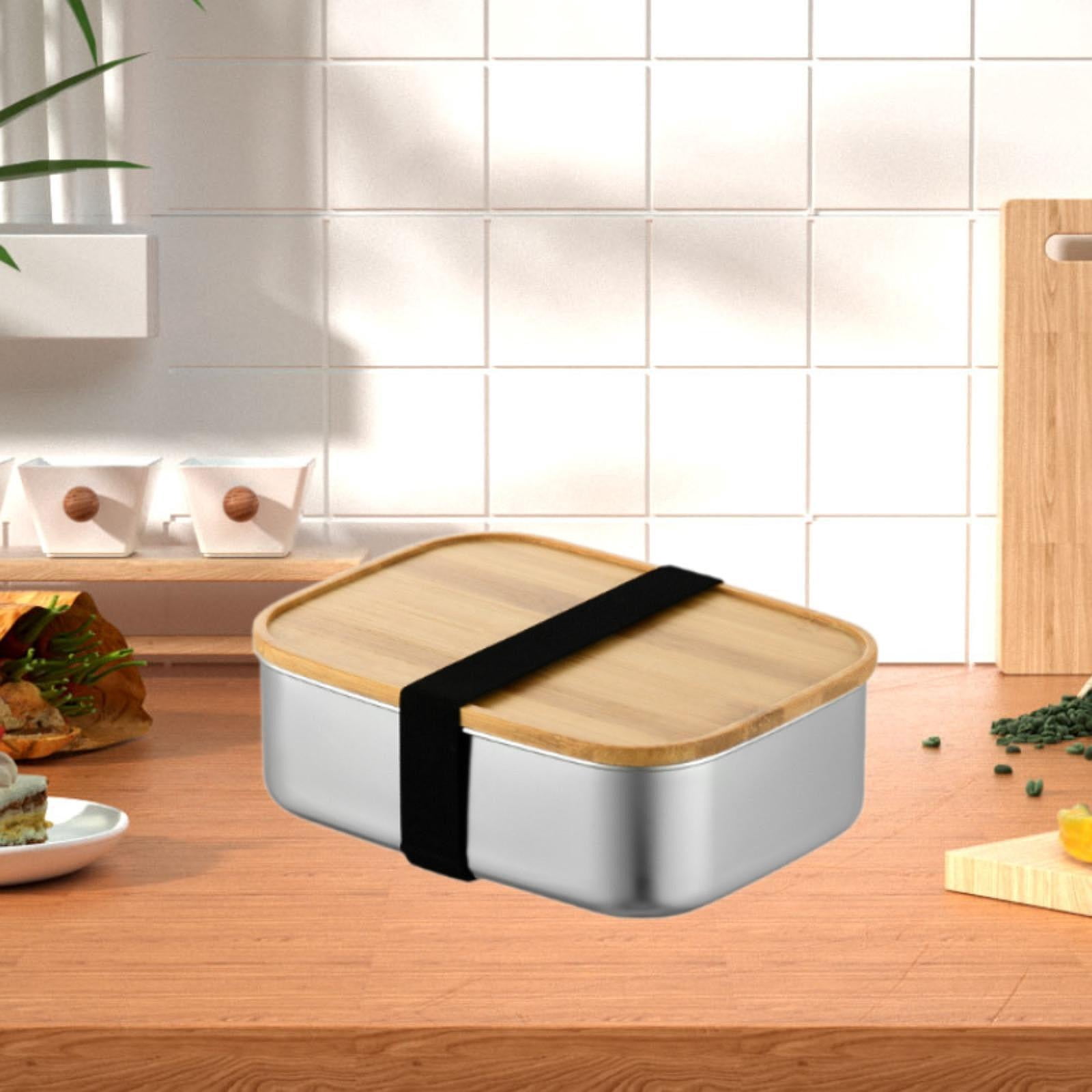 Fiocias Bento Box Food Storage Box Solid 800/1200/1500ml Shatter-resistant Meal Box Food Large