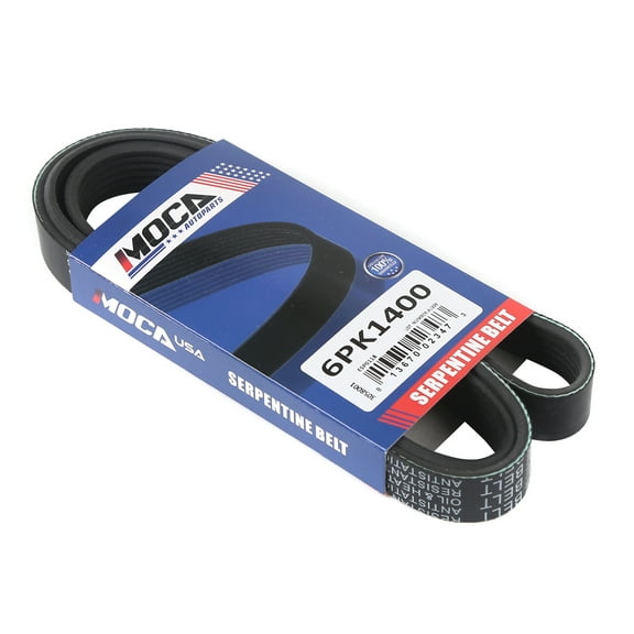 MOCA AUTOPARTS 6PK1400 Serpentine Belt Fit for 2001-2004 Chrysler Sebring 2.7L & 2005-2007 Ford Escape 2.3L & 2006-2007 Mercury Mariner 2.3L