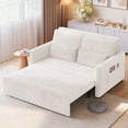 thumbnail image 6 of Noelse 3 in 1 Convertible Sofa Bed, Loveseat Sleeper Sofa Full Size Pull Out Couch for Living Room Bedroom Apartment, Beige, 6 of 11