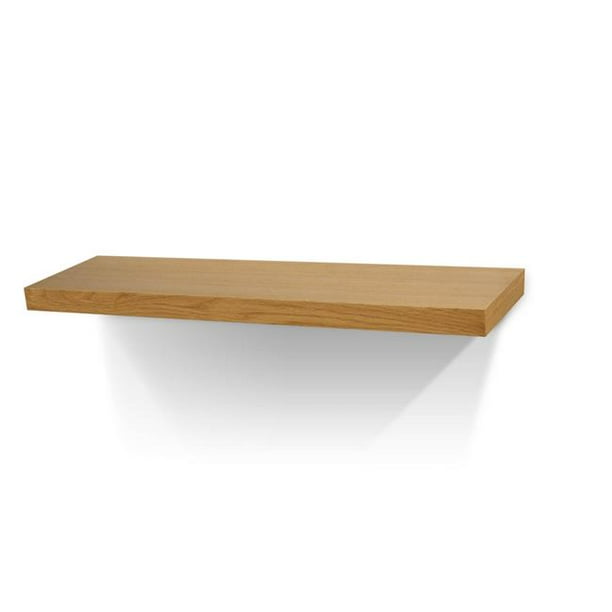 Wallscapes BS9025K 36 in. Wood Veneer Floating Shelf, Oak