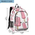 thumbnail image 2 of FORMRS School Backpack 17" Student Travel Bag with Laptop Compartment, Pink Ice Cream, 2 of 7