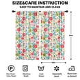thumbnail image 2 of Blackout Kids Curtains,Pioneer Flower Floral Print Pattern Childrens Insulated Curtains Set Of 2,Bedroom Essentials,Toddler Room Decor 42"x84", 2 of 5