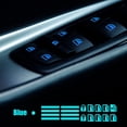 thumbnail image 4 of Car Function Key Fluorescent Sticker, Sticker for Car Door Window Buttons, Self-Adhesive Luminous Car Button Stickers for Night Visibility, Waterproof and Dustproof, Easy to Stick and Remove (Blue), 4 of 8