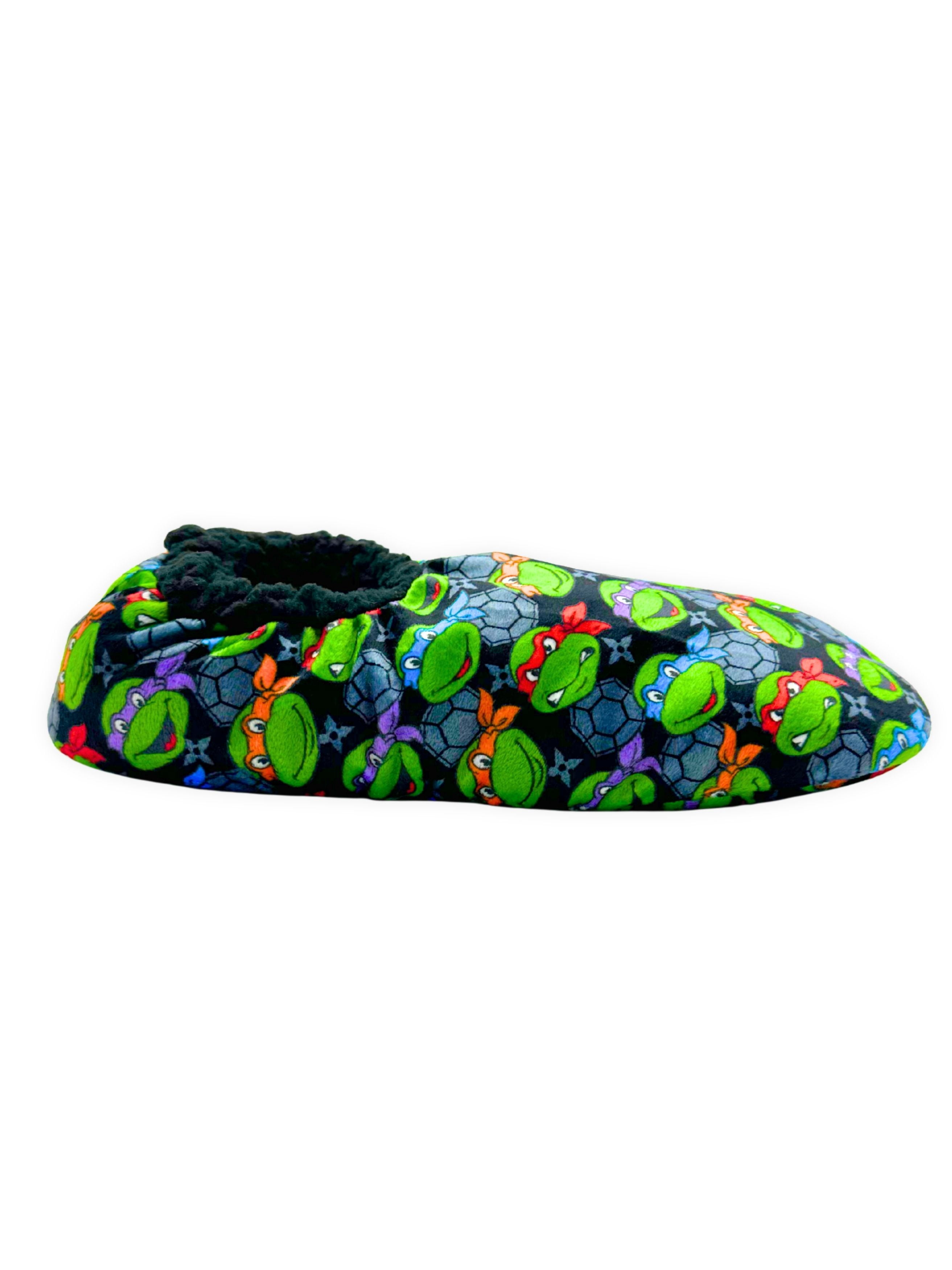 Teenage Mutant Ninja Turtles Men's Fuzzy Babba Slipper Socks, 1-Pack, Sizes M/L & L/XL