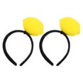 thumbnail image 1 of Miangastore 2Pcs Lemon Hair Hoop 3D Fruit Shape Quirky Style Novelty Accessory For Parties Birthdays Weddings, 1 of 8
