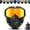Red, variant on Detachable Full Face Goggle Mask, Grass Cutting Mask for Mowing Grass, Anti-Fog Full Face Goggles, Dustproof Impact Resistant Face Shield for Riding, Welding, Cutting and Yard Work