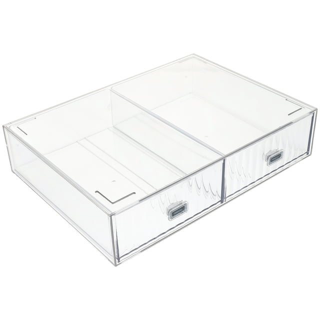 OULII Organizador De Escritorio Con Cajones En Plástico Transparente Para Uso Multifuncional