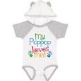 thumbnail image 3 of Inktastic My Poppop Loves Me Grandchild Boys or Girls Baby Bodysuit, 3 of 5