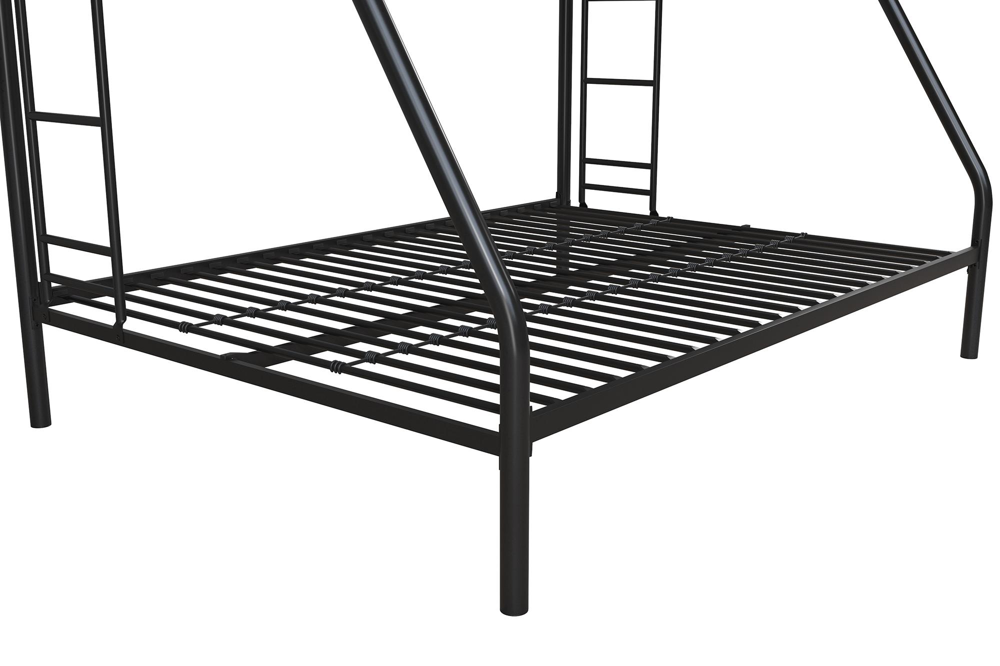 Dorel TwinOverFull Metal Bunk Bed, Black eBay