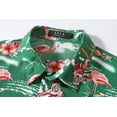 thumbnail image 5 of SSLR Hawaiian Shirt for Men Flamingo Short Sleeve Casual Button Down Shirts Summer Beach Shirt, 5 of 8