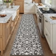 thumbnail image 7 of Yamaziot 2'x8' Runner Rugs for Hallway, Farmhouse Kitchen Runner Laundry Room Rug, Washable Non Slip Entrance Floor Mat, Gray Carpet, 7 of 7