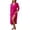 Hot Pink, variant on Ekouaer Women Robes Long Knit Bathrobe Lightweight Soft Summer Kimono Robes Casual Loungewear with Attached Belt