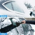 thumbnail image 4 of Ice Scraper, Set of 2 Scrapers, Anti Frost and Anti Scratch Plastic Snow Squeegee, Durable and Stable Squeegee for Car Windshield, Ice and Side Windows (Black + Red), 4 of 5