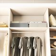 thumbnail image 3 of Organizador Trapezoidal Homsorout, paquete de 6 unidades, color beige, 3 of 7