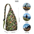thumbnail image 2 of Tropical Pineapple Backpack - Golden Fruit & Flowers Print, Fashionable Multi-Functional Travel Pack, 2 of 4