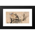 thumbnail image 2 of Mizuno Toshikata 14x9 Black Modern Framed Museum Art Print Titled - A Present-Day Kagesue (1895), 2 of 5