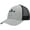 Heather Gray, variant on Women's adidas Originals Cream Pre-Curve Washed Adjustable Hat - OSFA