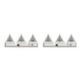 thumbnail image 2 of yingyy Sewing Ruler Acrylic Transparent Template Embroidery DIY Craft Quilting Accessories Tailors Designers 60  Degree 6 Inch 2Set, 2 of 6