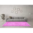 thumbnail image 3 of Ahgly Company Indoor Rectangle Medallion Pink Traditional Area Rugs, 8' x 12', 3 of 4