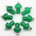 thumbnail image 5 of HOOUN 100pcs Natural Stone Quartz Crystal Mushroom Pendants for DIY Jewelry Wholesale-lilac, 5 of 9