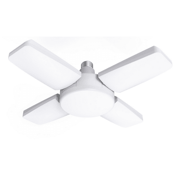 Great Value LED Daylight Garage Light, 6W/30W/60W (Brightness Selectable), E26 Screw-in Base