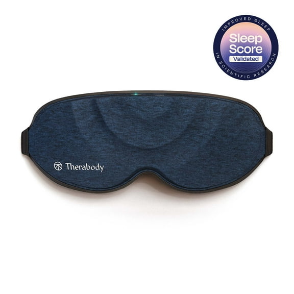 Therabody SleepMask - Ultra-Comfortable, 100% Blackout Eye Mask with Gentle Messaging Vibration - FDA-Registered