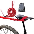 thumbnail image 6 of Bike Bungee Tow Rope Traction Rope Cord Outdoor Accessories Durable Nylon Pull Rope Road Bike Elastic Leash Belt for Adult Parent Child red, 6 of 8