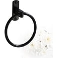 thumbnail image 4 of Bathroom Towel Ring Suction Cup Towel Holder Wall Mount Aluminum Towel Rack Ring Towel Holder, 4 of 5
