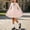 Pink, variant on Fesfesfes Girls Long Sleeve Knitted Sweater Dress Round Neck Bow Detail Pleated A-Line Casual Winter Fall Outfit for School Daily Wear Ages 1-8 Years