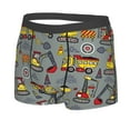 thumbnail image 2 of Kll Funny Construction Men'S Cotton Boxer Briefs Underwear-Small, 2 of 9