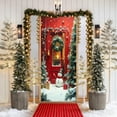 thumbnail image 5 of ToyKingdee Christmas Door Cover - Santa Claus Holiday Banner for Party Decoration, 5 of 6