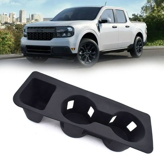 For 2022-2025 Ford Maverick Car Center Console Drink Cup Holder Insert Organizer