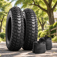 24-Inch Fat Bike Tires with Schrader Valve Tubes, All-Terrain ...