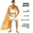 thumbnail image 2 of Morph Roman Greek God Gold Mens Halloween Costume For Mens Gold XX-Large, 2 of 4