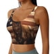 thumbnail image 2 of Balery Deer American Flag Vintage Sujetadores deportivos con espalda cruzada para mujer, acolchados, sin costuras, de alto impacto, ideales para yoga, gimnasio, entrenamiento y fitness.-XX-Large, 2 of 8