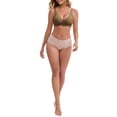 thumbnail image 2 of INSPIRE CHIC Women's Deep V-Neck Wireless Everyday Bras Adjustable Spaghetti Straps Push-Up Seamless Soft Lingerie M Beige, 2 of 4